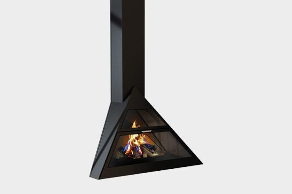 Traforart ADMETO SUSPENDED CORNER FIREPLACE